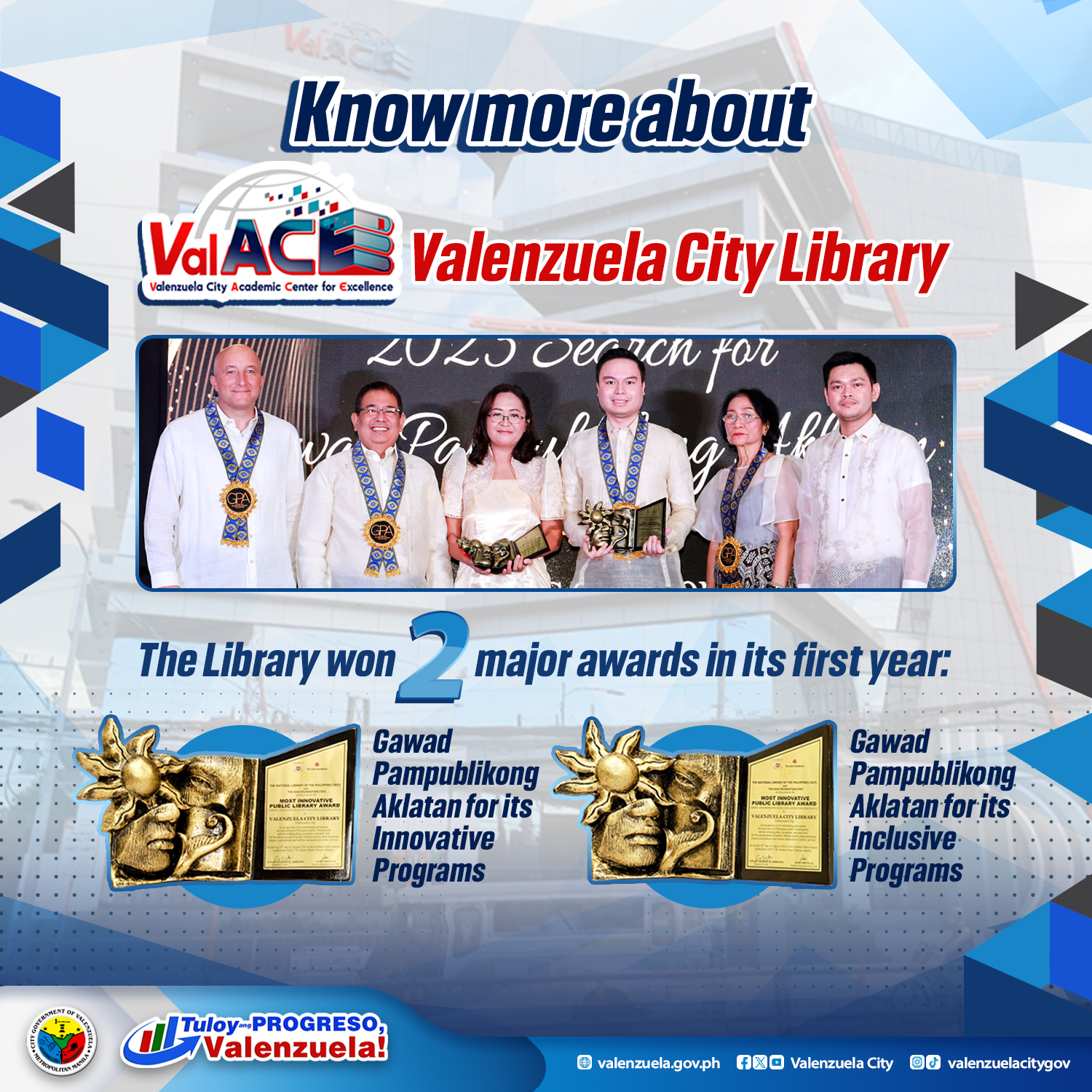 Valenzuela - Happy 1st Anniversary, #ValACE! 📚 An accessible and ...