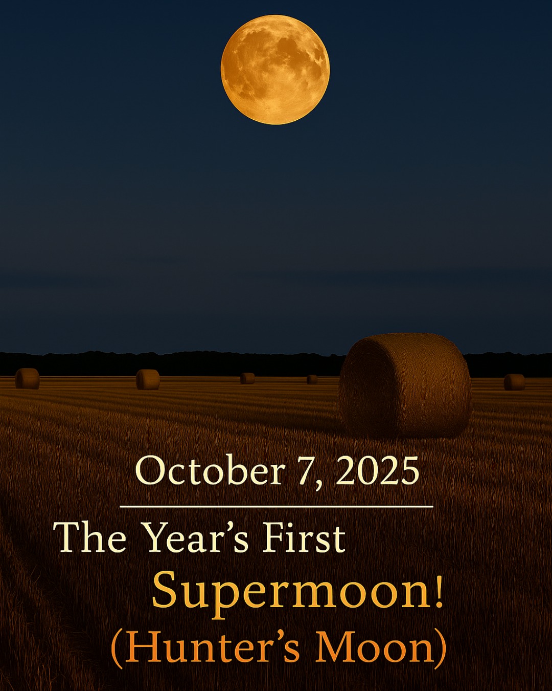 Sunset - 🌕 Mark Your Calendar – October 7, 2025 at 19:00 🌕 October’s ...