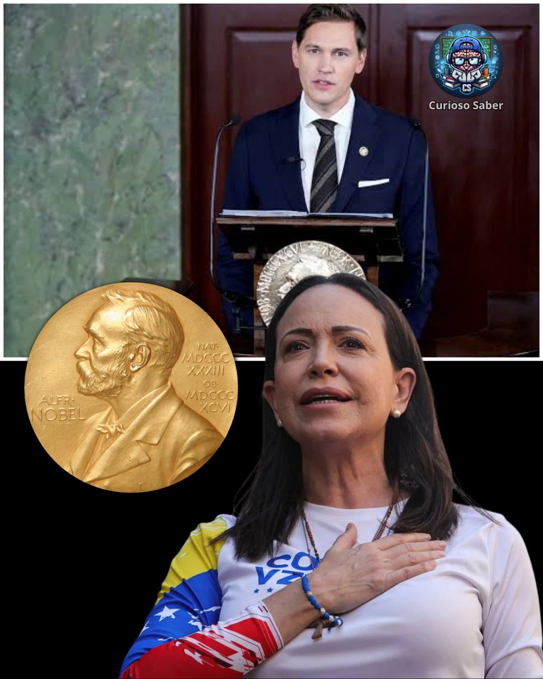 Curioso - 🕊️ MARIA CORINA MACHADO GANA EL PREMIO NOBEL DE LA PAZ 2025 ...