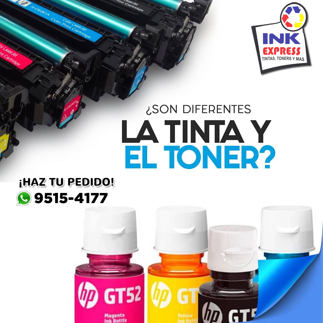 Ink Express HN - El tóner y la tinta son diferentes Ambos...