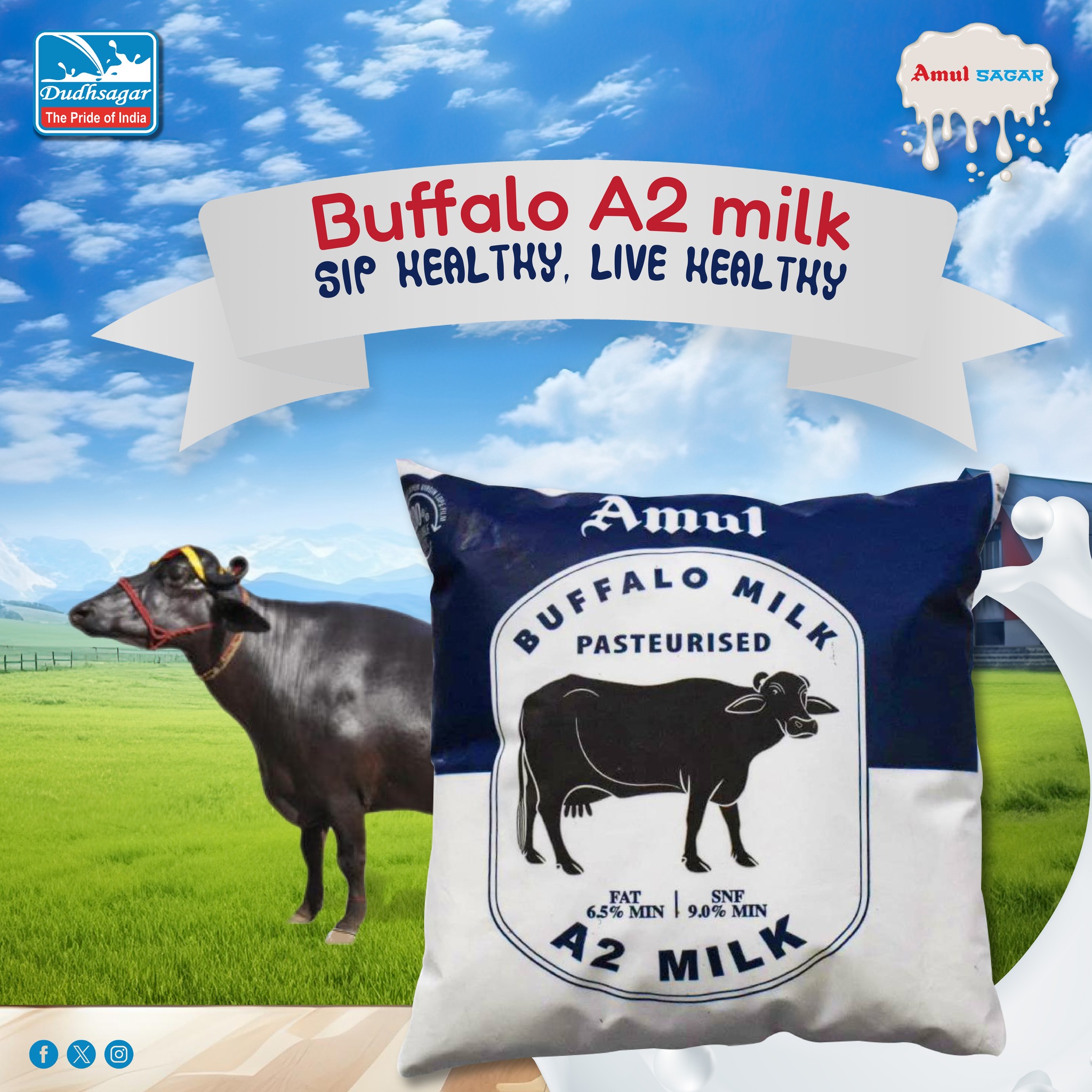 glutathione a2 milk Pure goodness in every glass! 🥛 Choose Amul Buffalo – 'Sip Healthy, Live Healthy' . . . #HealthyLiving #SipHealthy #LiveHealthy #A2Milk #PureGoodness #NourishYourBody #DailyWellness #NaturalNutrition #HealthyChoices #AmulDairy #LiveHealthy this protein powder is InStrips | Restore Blend Hair Regrowth Treatments Form:MicroTablet