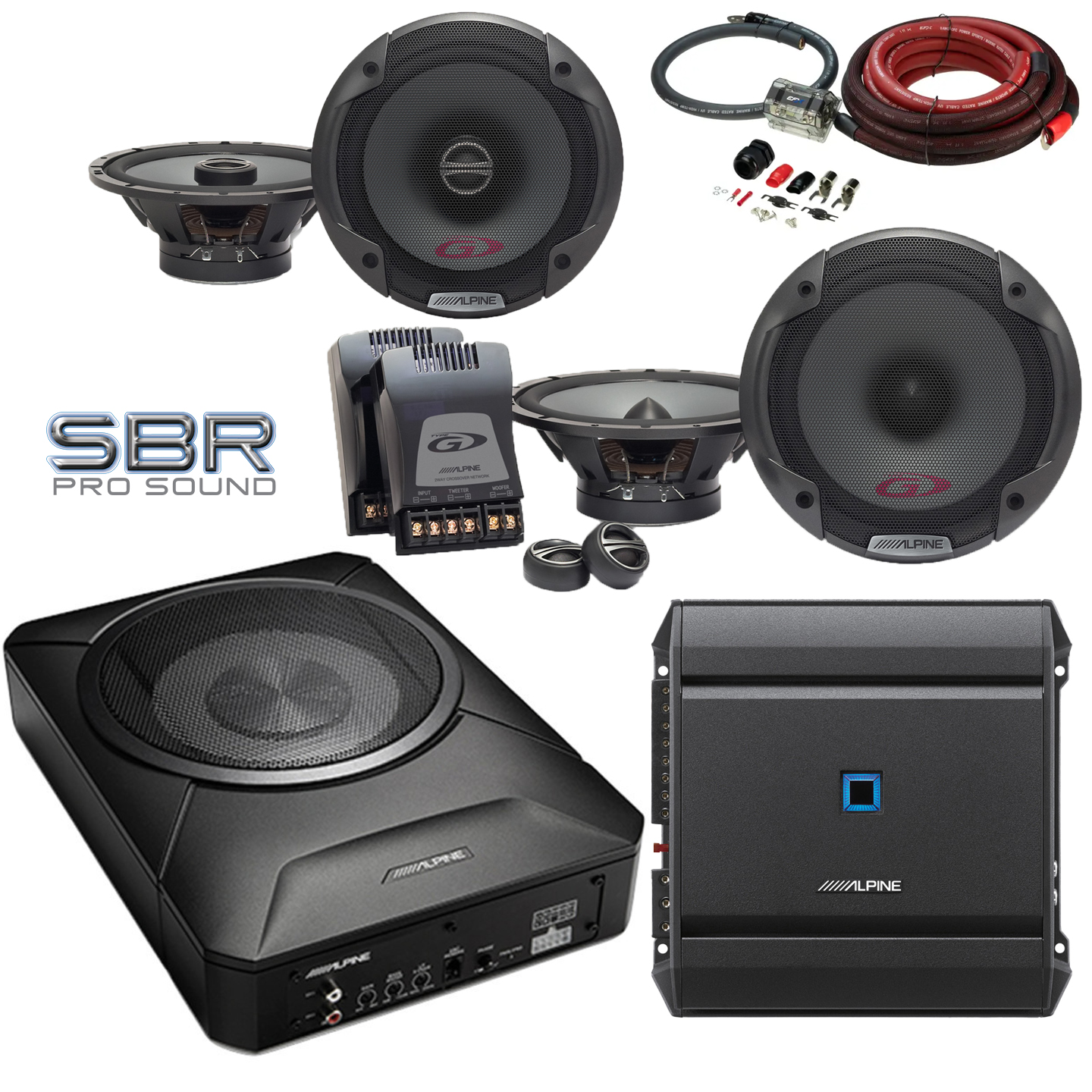 ORIGINAL Alpine SBR-229A SUBWOOFER BUILT-IN AMPLIFIER (FOR SALE