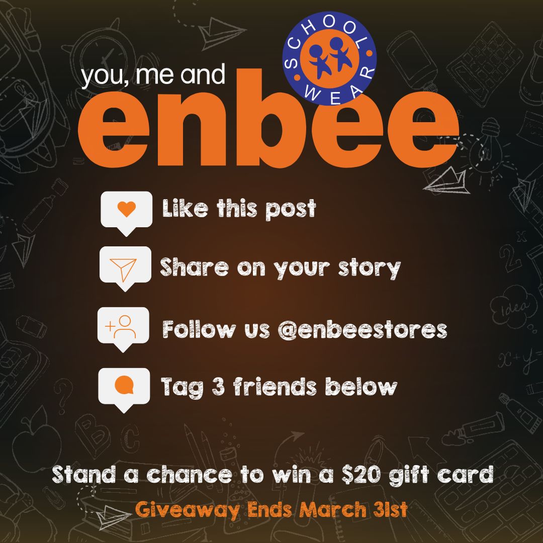 Enbee Stores - 🎉 GIVEAWAY ALERT! 🎉 To enter for a chance... | Facebook
