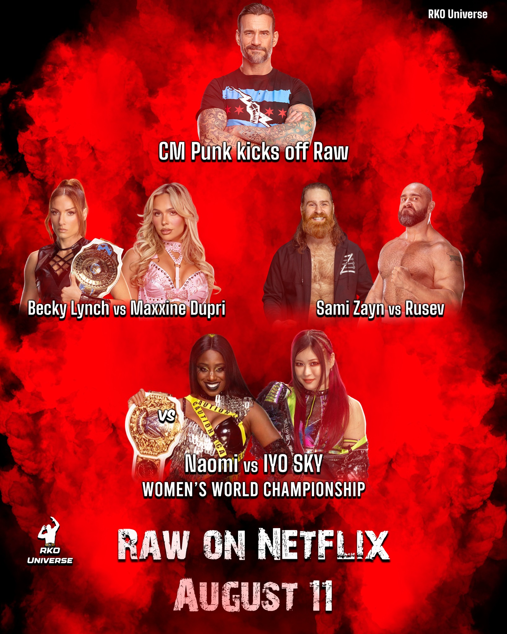 RKO - WWE Raw Preview, Quebec, August 11, 2025: - CM Punk will kick off ...