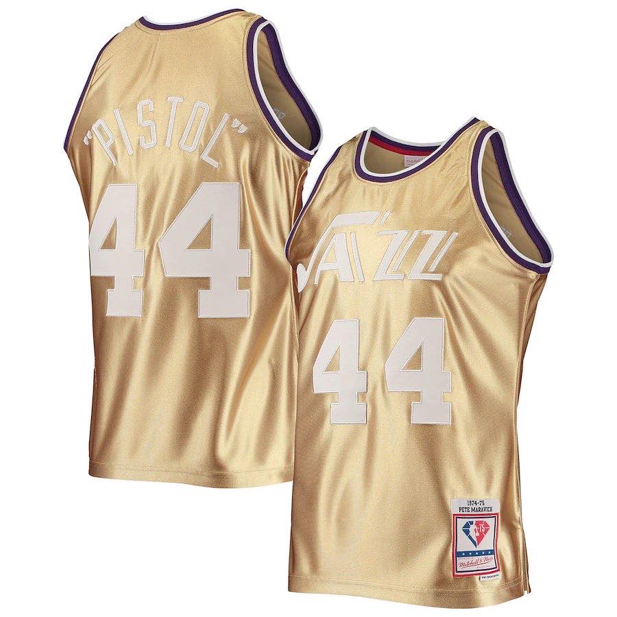 New Orleans Jazz Pete Maravich jerseys available online