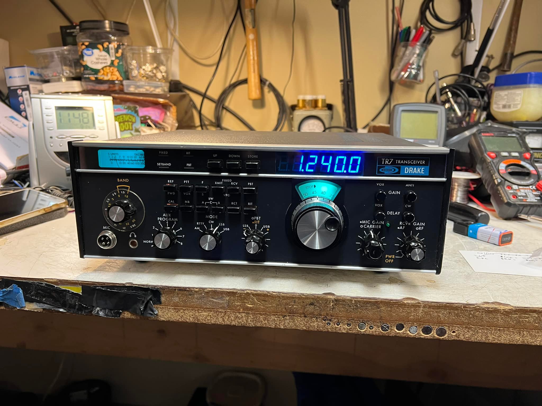 Drake T4XC Transmitter & Matching Drake MS-4 Power Supply/Speaker