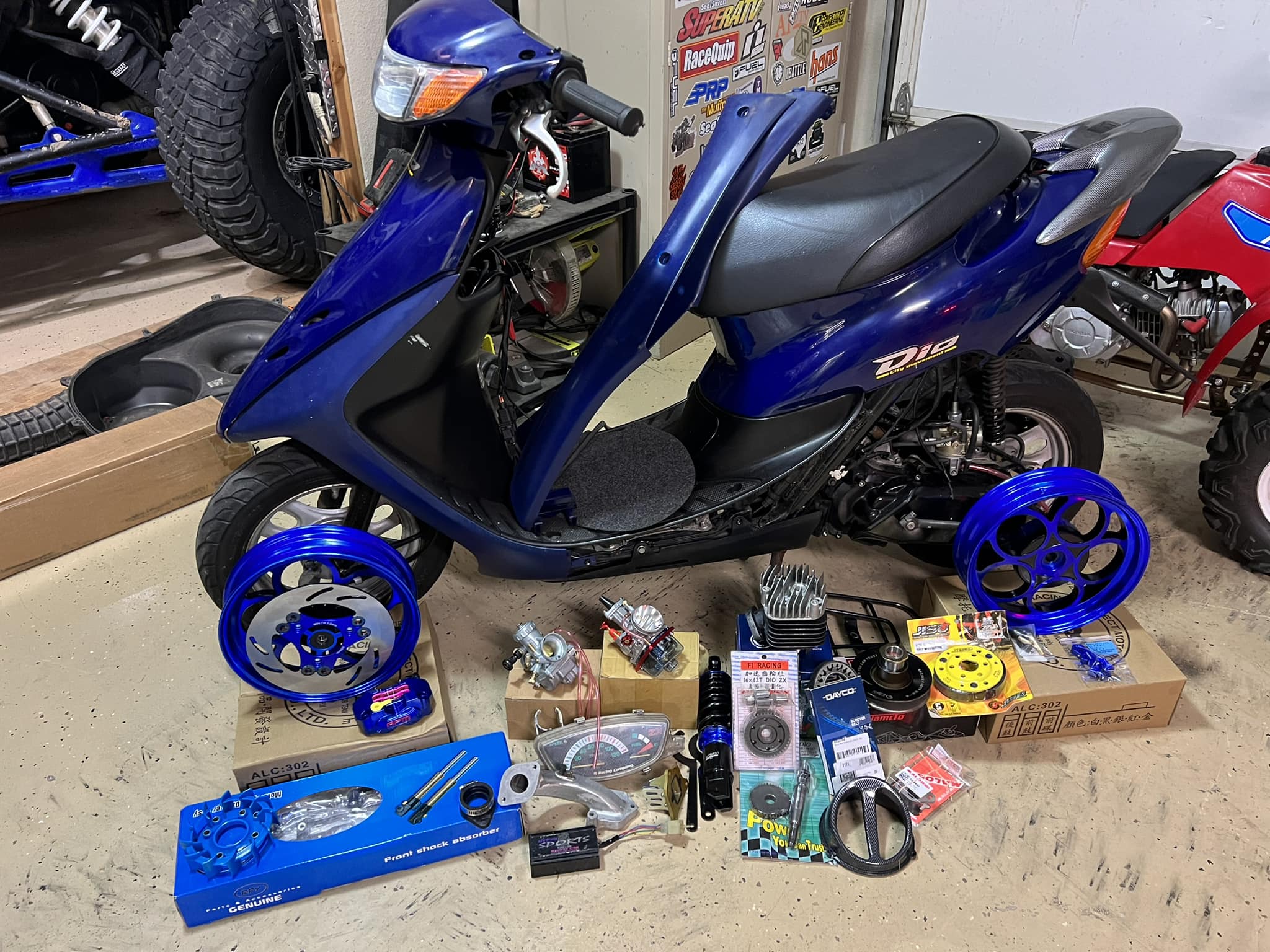 AD1 digital meter for Dio scooters with S2000 design