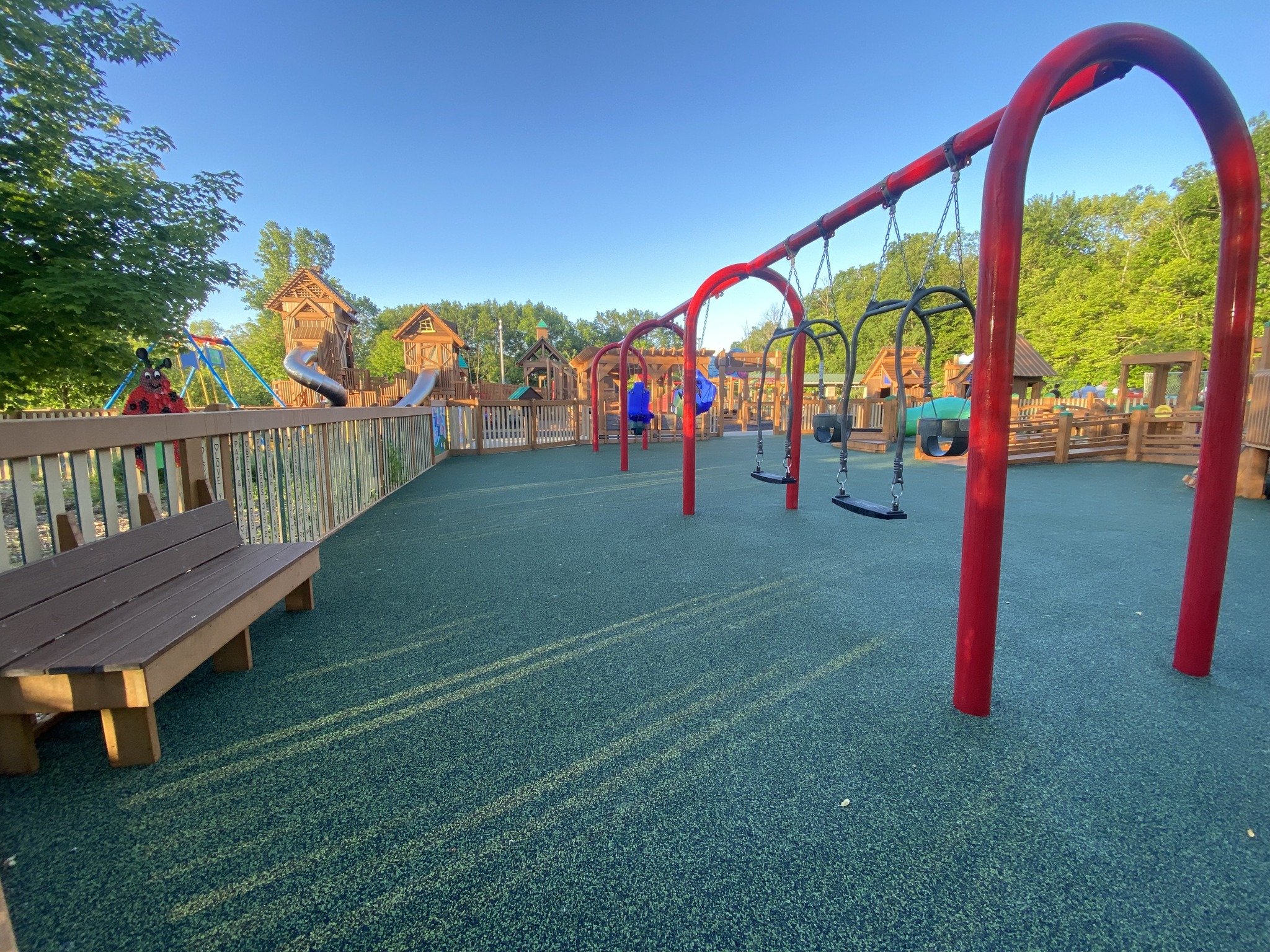Kayla's Playground in Franklin now open after resurfacing