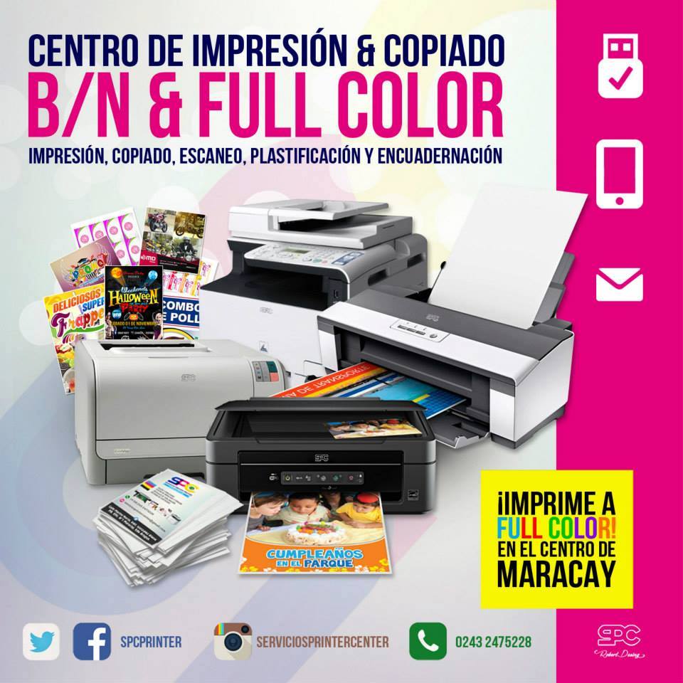 Servicios - Telefono: 0243 2475228 Correos: servicios_printer_center ...
