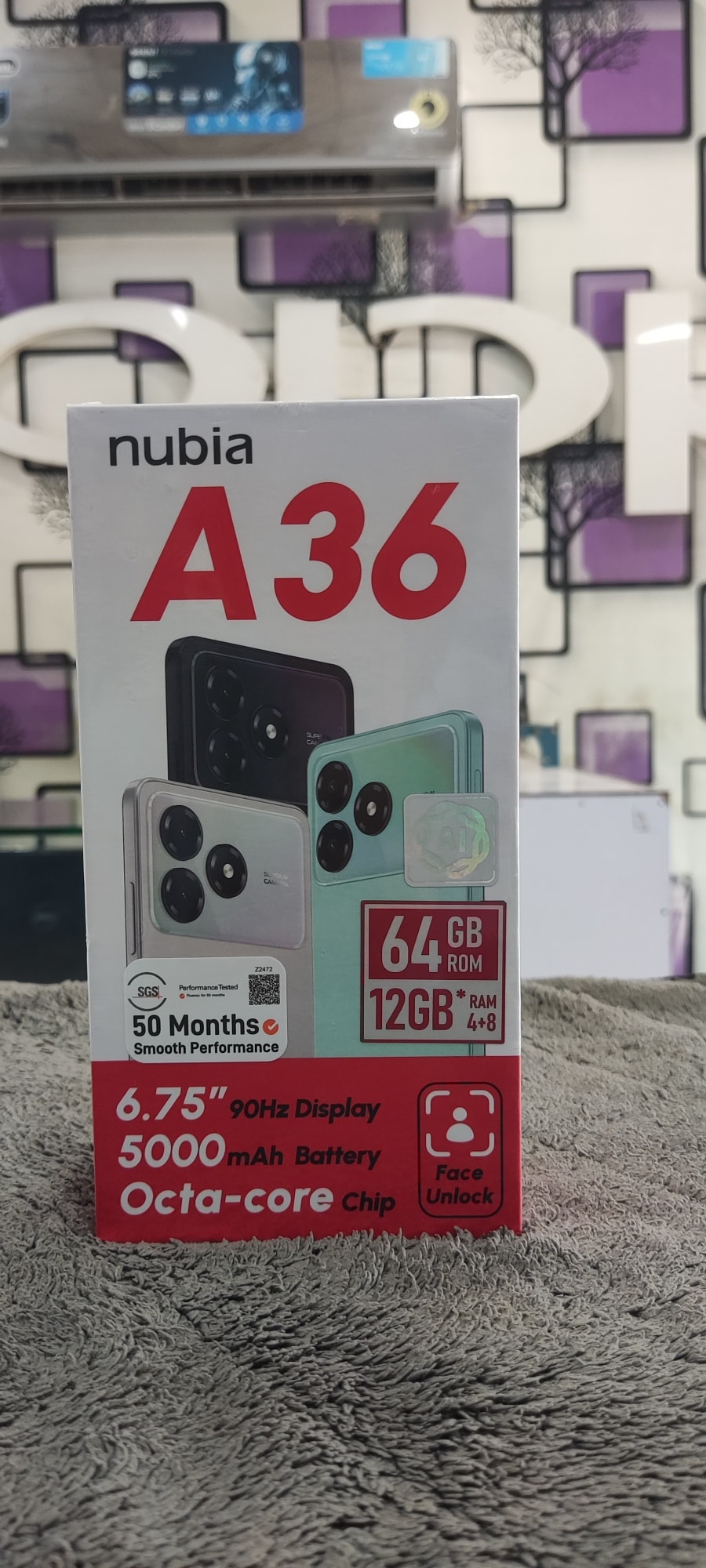 ZTE Nubia A36 4GB 64GB bux pack offer price 17500