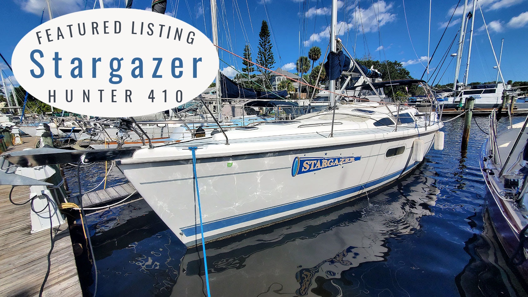 Great - S/V Stargazer $60,000 2000 HUNTER 410 • a two-stateroom, two ...
