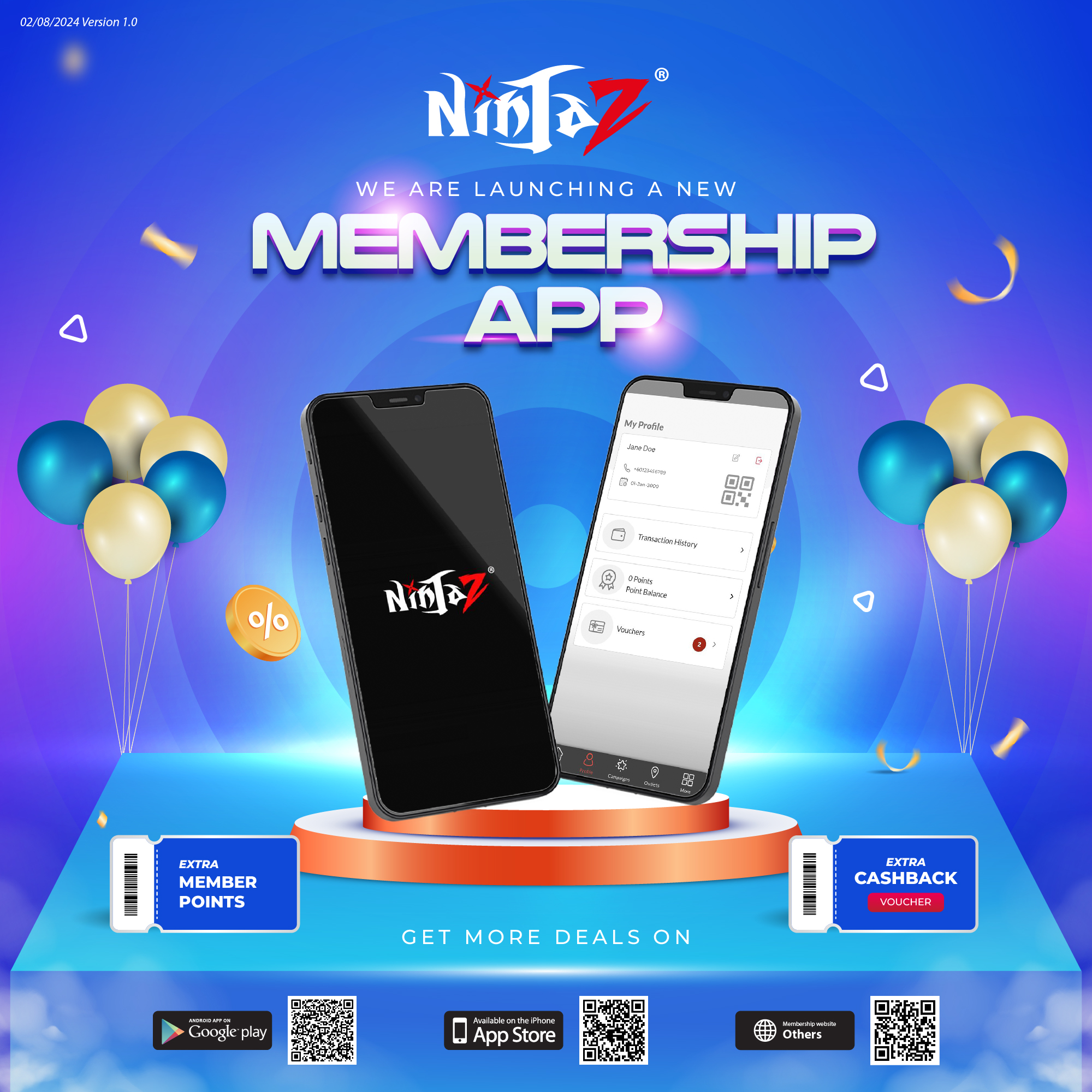 Ninjaz - 🚀𝐄𝐱𝐜𝐢𝐭𝐢𝐧𝐠 𝐍𝐞𝐰𝐬! 𝐍𝐢𝐧𝐣𝐚𝐳 𝐍𝐞𝐰 𝐀𝐩𝐩 𝐋𝐚𝐮𝐧𝐜𝐡🚀 Hello... | Facebook