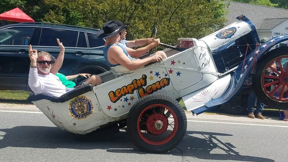 Shriners' Leapin' Lena parade car in New Hampshire