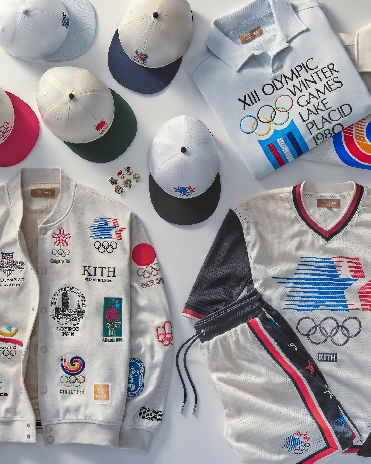 KITH USAスウェット オリンピックコラボ KITH X TEAM USA CAPSULE WITH 