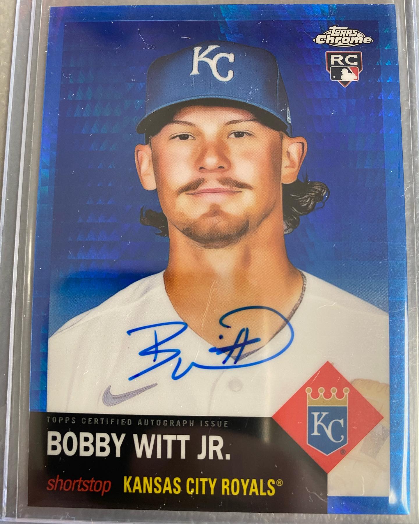 Pulled first redemption card from vending machine for Bobby Witt
