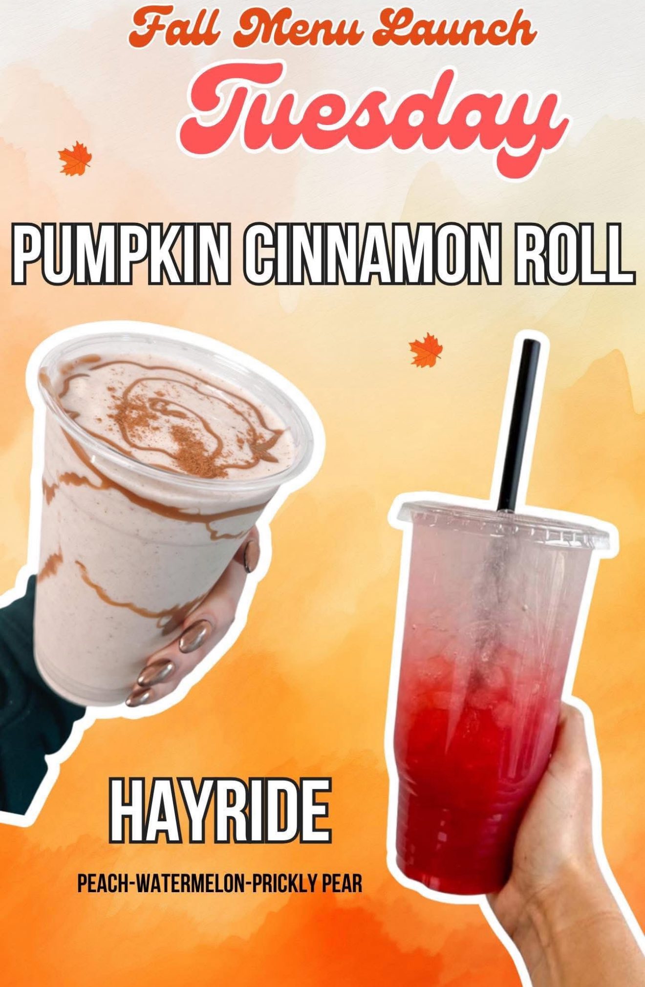 B Town Hub - 🍁 Fall Menu Launch: Day 2 🍁 Tomorrow we’re... | Facebook