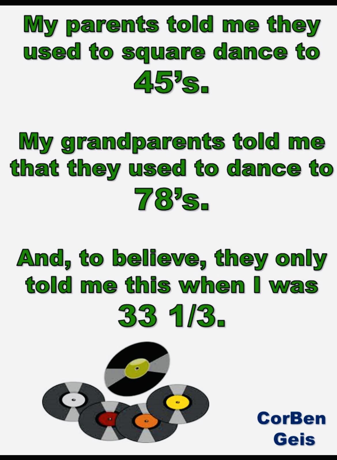 What are 33 1/3 records?