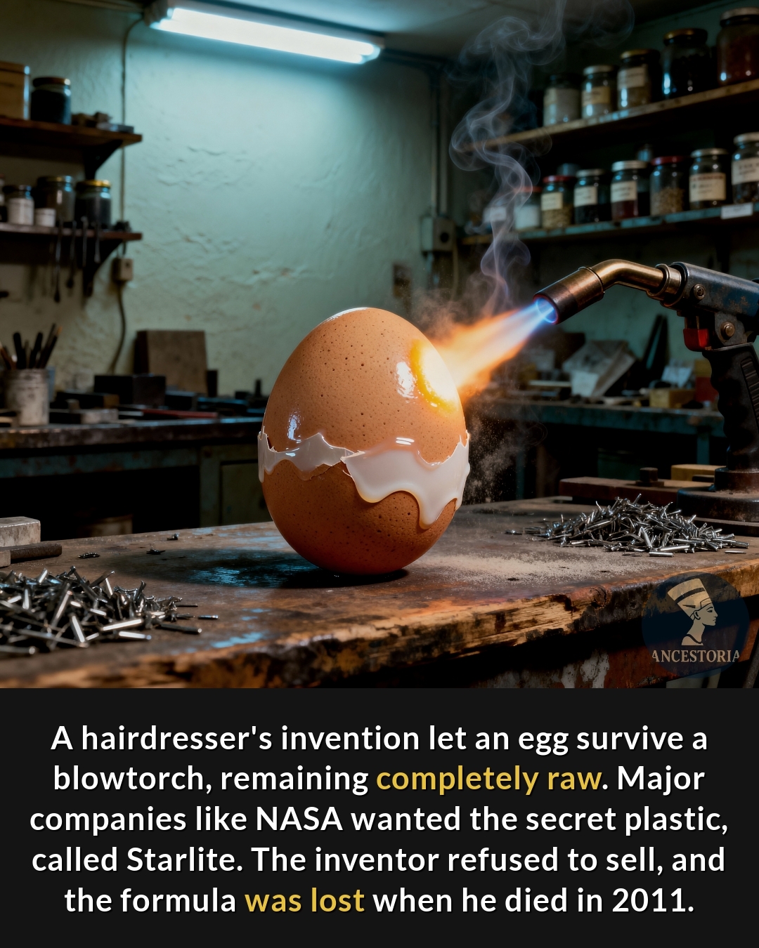 Ancestoria - In the 1980s, a British hairdresser invented a material ...