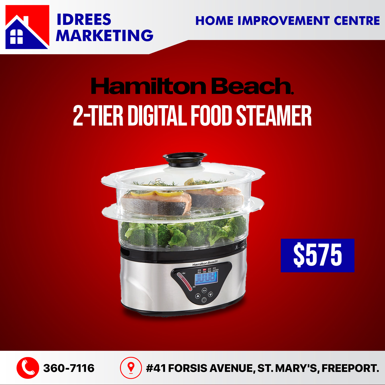 Idrees - Steam your way to healthy meals fast! 🍲 With the Hamilton ...