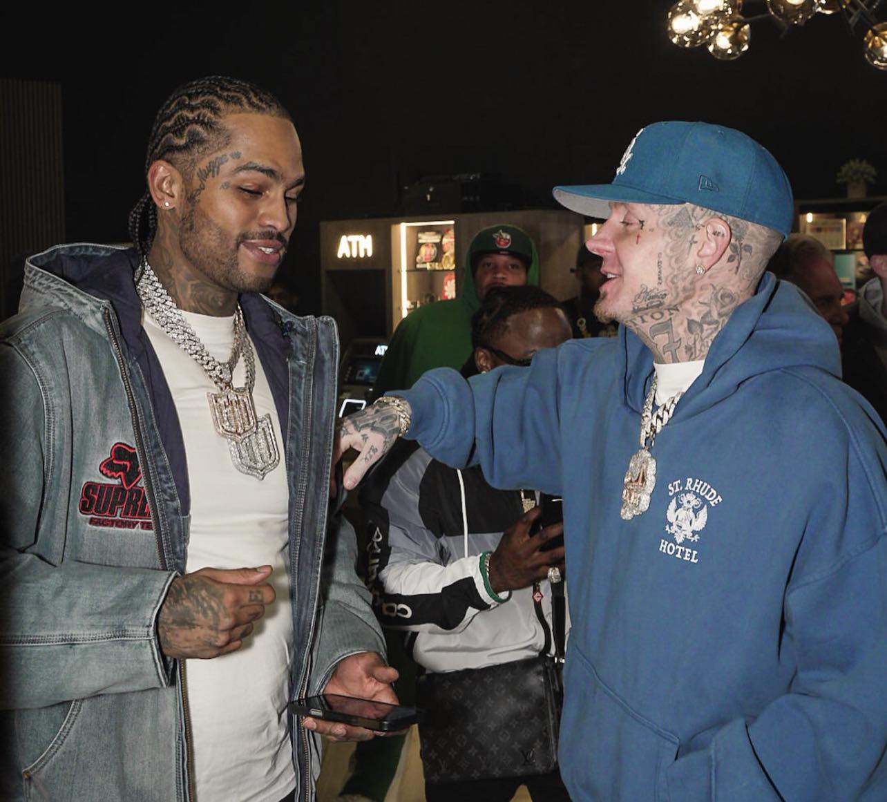 Millyz and Dave East got a genuine connection 📸