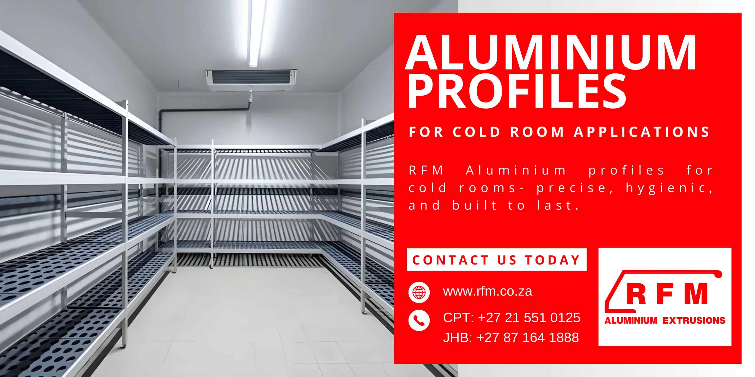 rfmetals - Aluminium Profiles for Cold Room Applications RFM supplies a ...