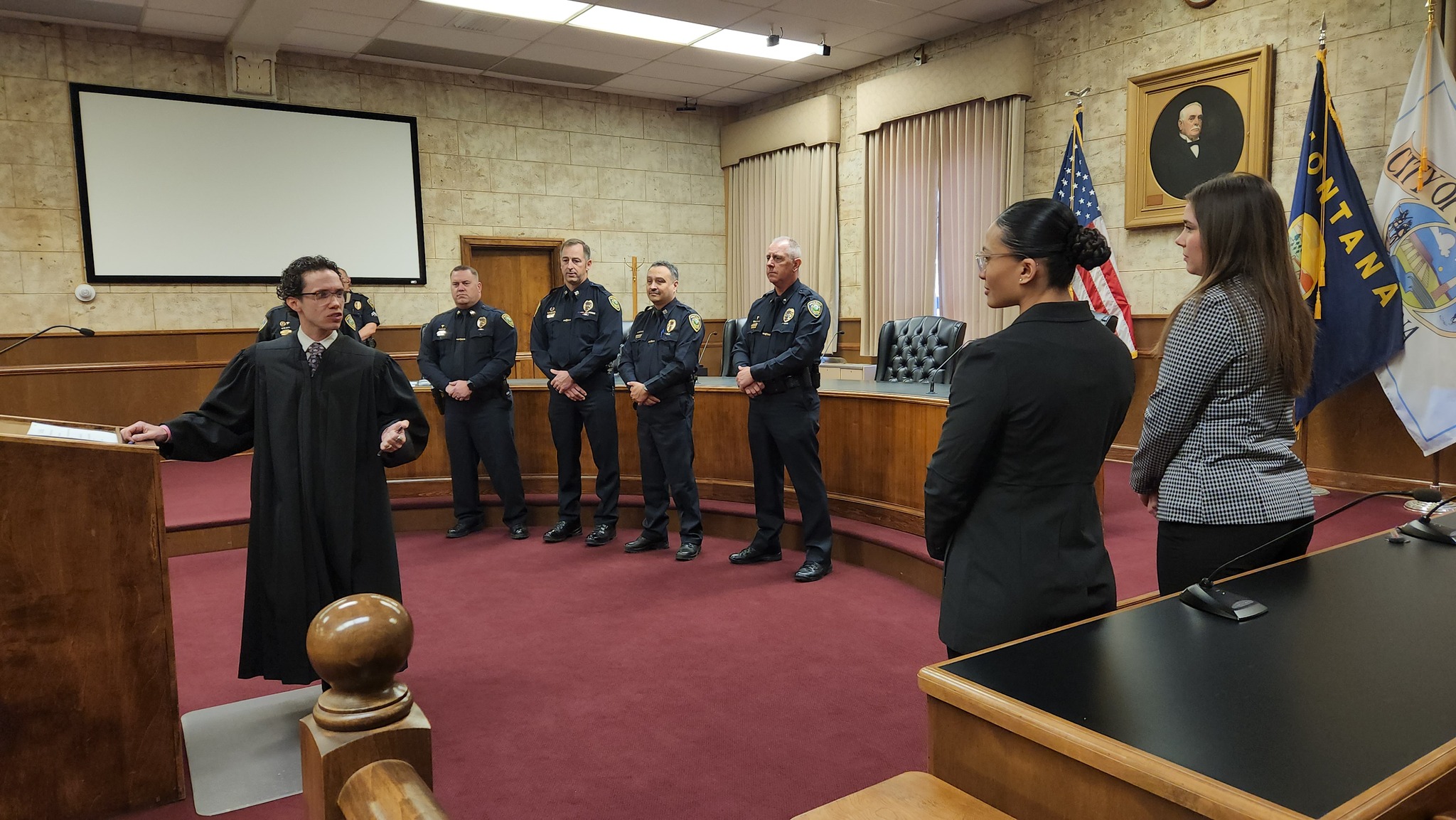 Great - Municipal Court Judge Mark Dunn, offers advice to GFPD's newest ...