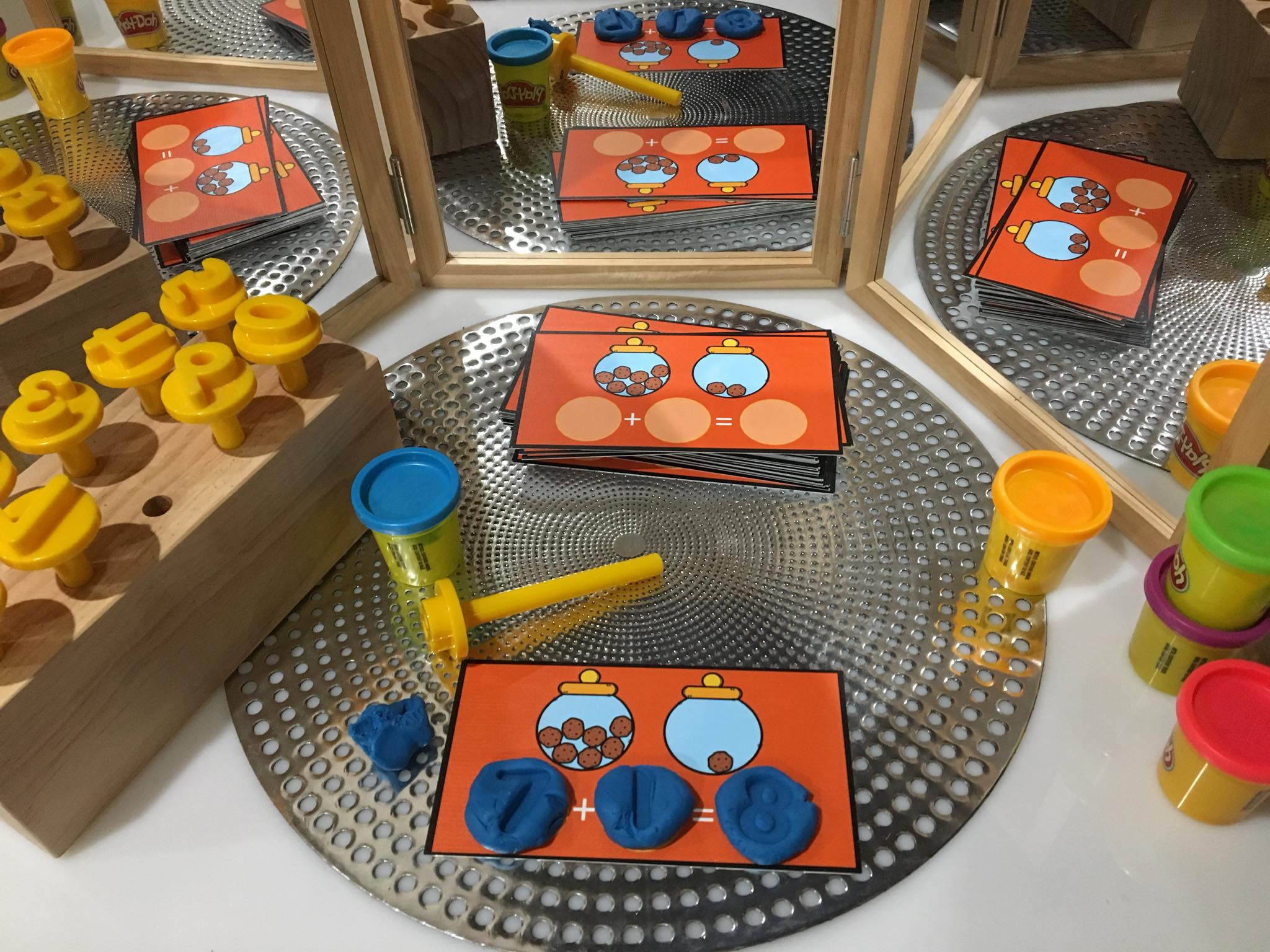 Light Education - NEW PLAYDOUGH RESOURCE- SINGLE DIGIT... | Facebook