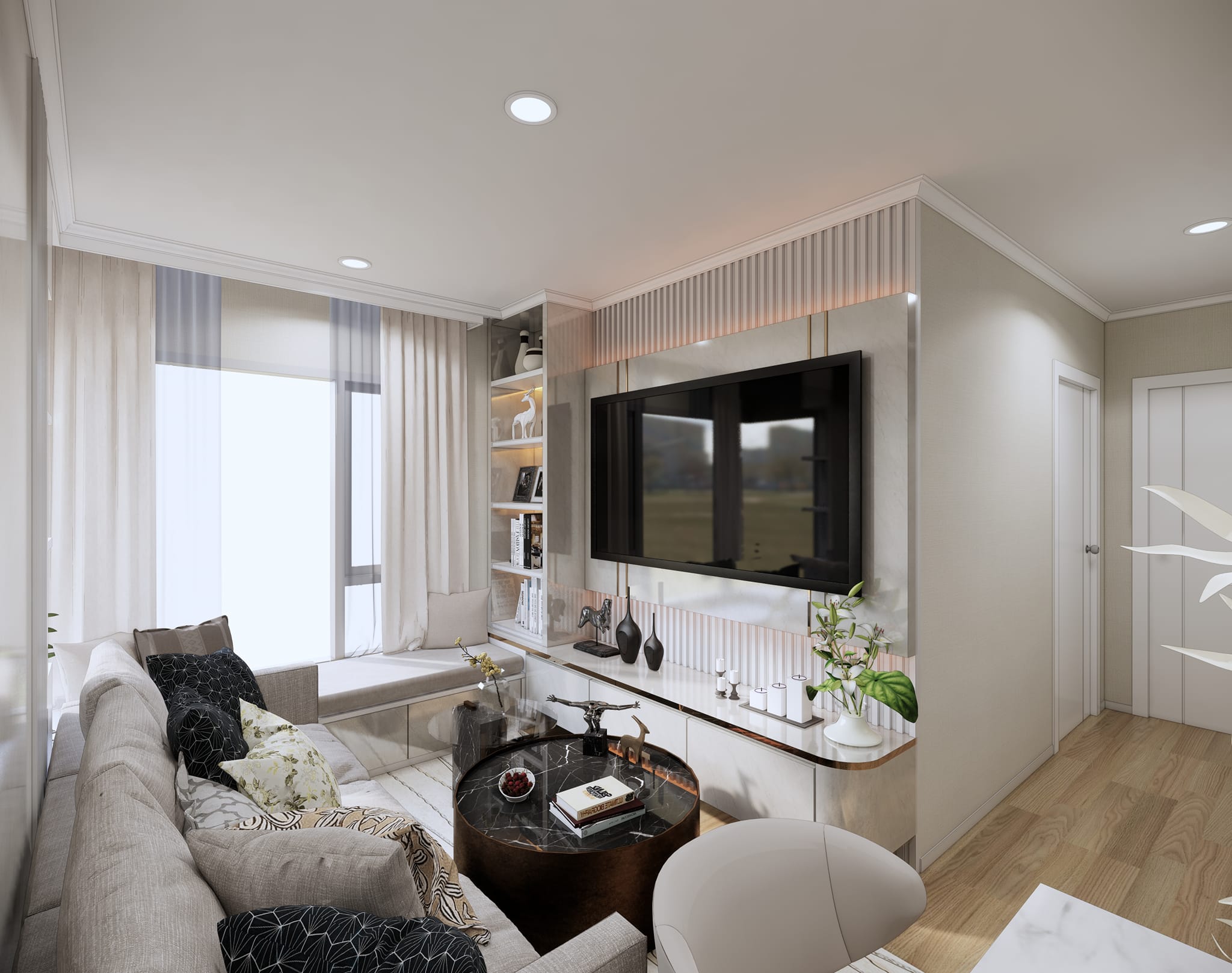 Haus interior hatyai จำหน่าย ผ้าม่าน วอลเปเปอร์และงาน มู่ลี่ ม่านปรับ ...