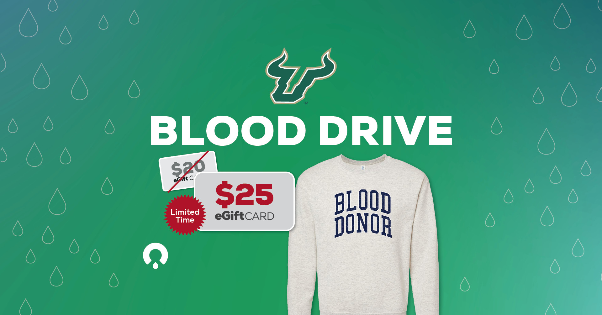 USF Blood Drives | Free $25 eGift Card! 🤘💚
