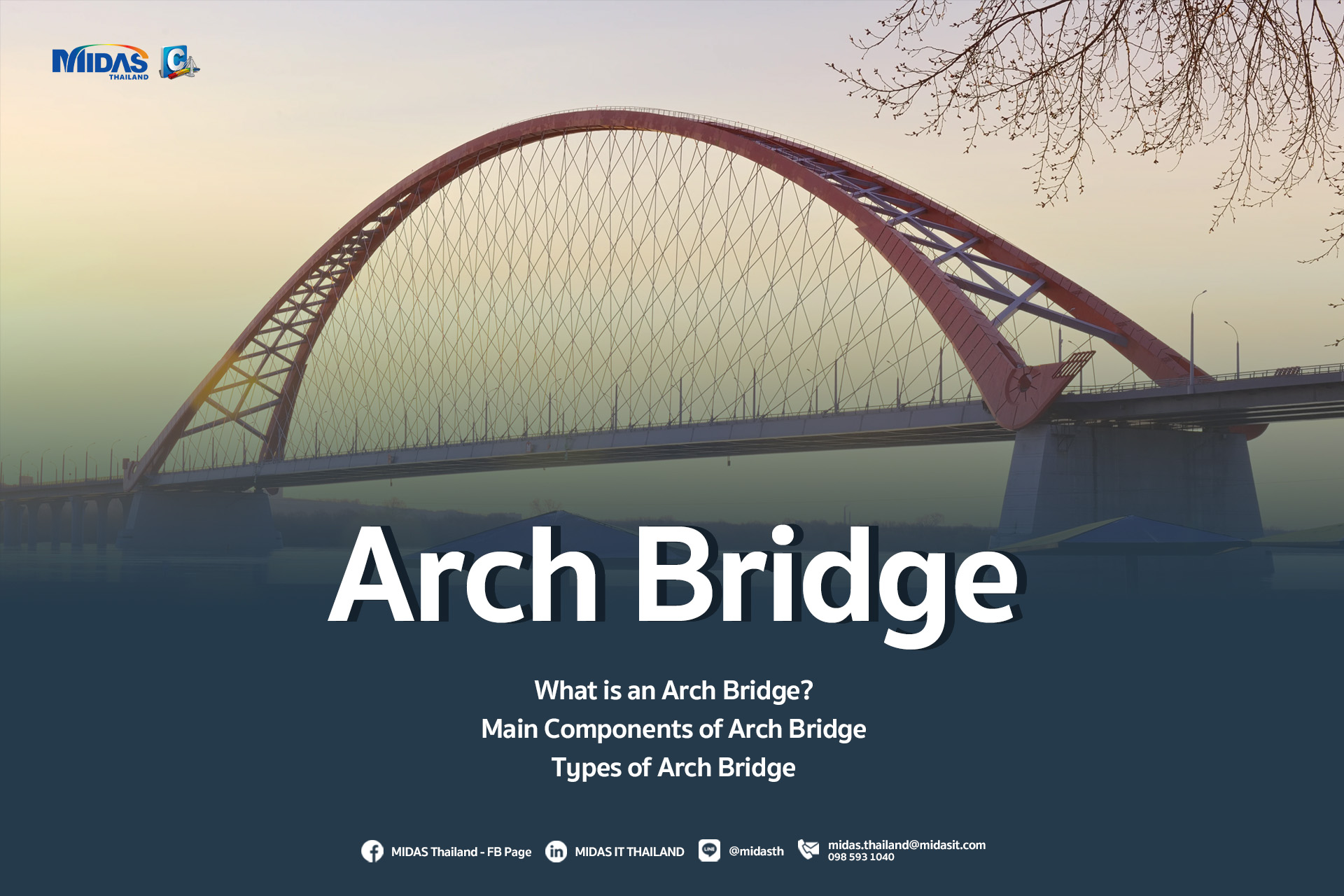 [MIDAS BRIDGE] Arch Bridge 🌉... - MIDAS Thailand - FB Page | Facebook