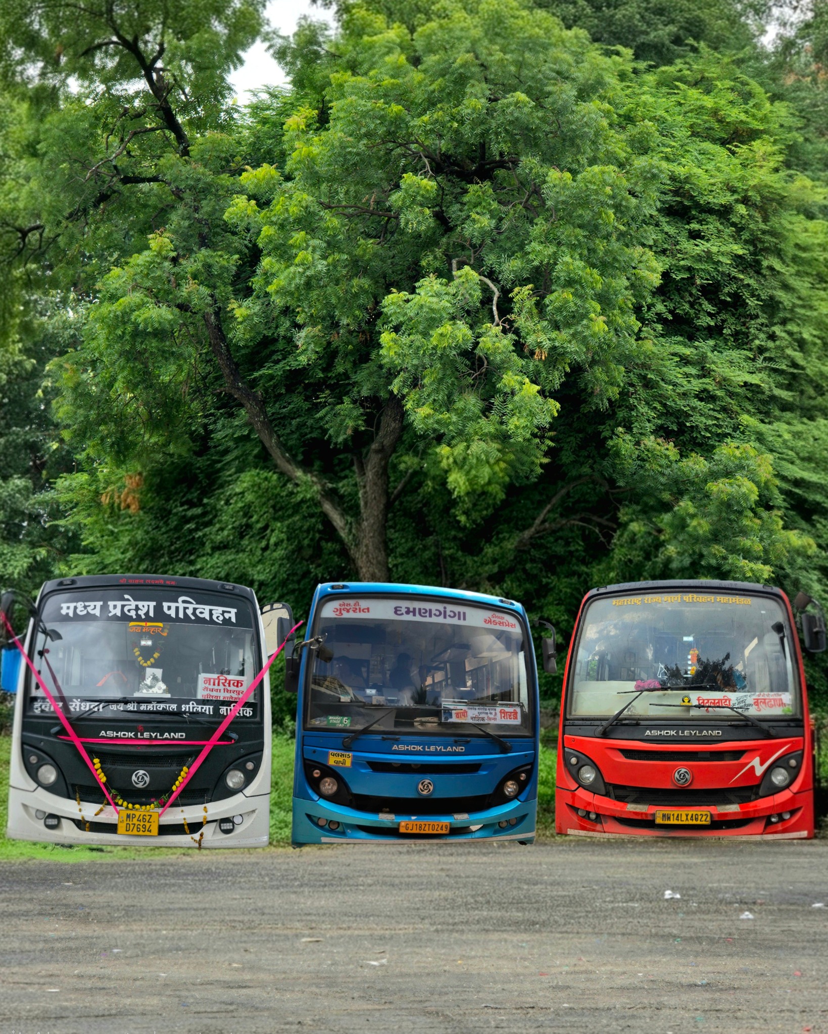 Transports - मध्य प्रदेश 🔜गुजरात 🔜महाराष्ट्र एसटीची BS6 प्रणालीच्या ...