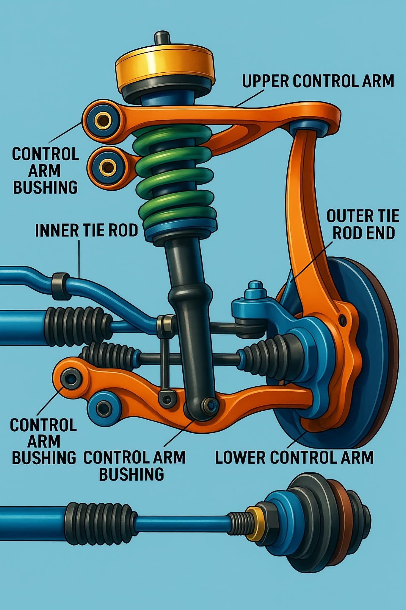 Mechanical - The image displays key components of a vehicle's ...