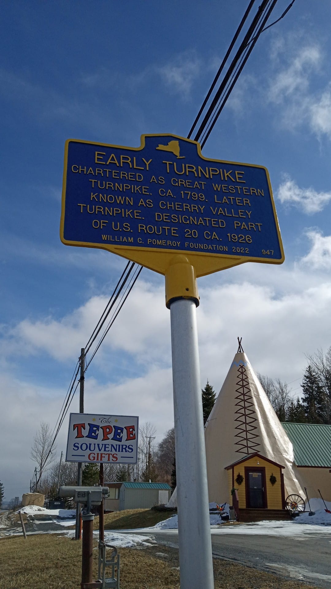 New historic marker unveiled for Great Western Turnpike in Cherry