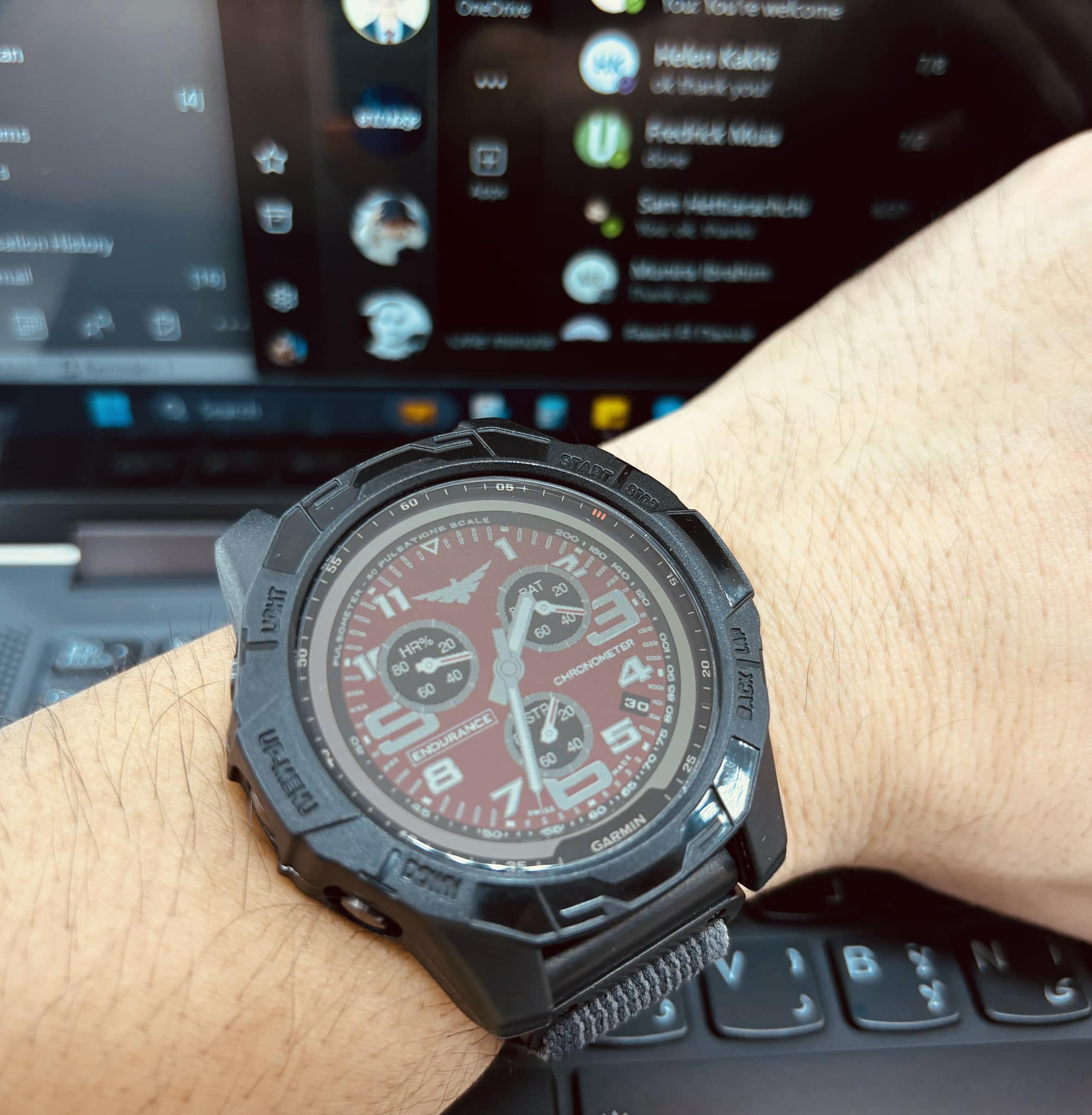 garminfenix7 | Amazing new IM watch face ? #sapphire #solar