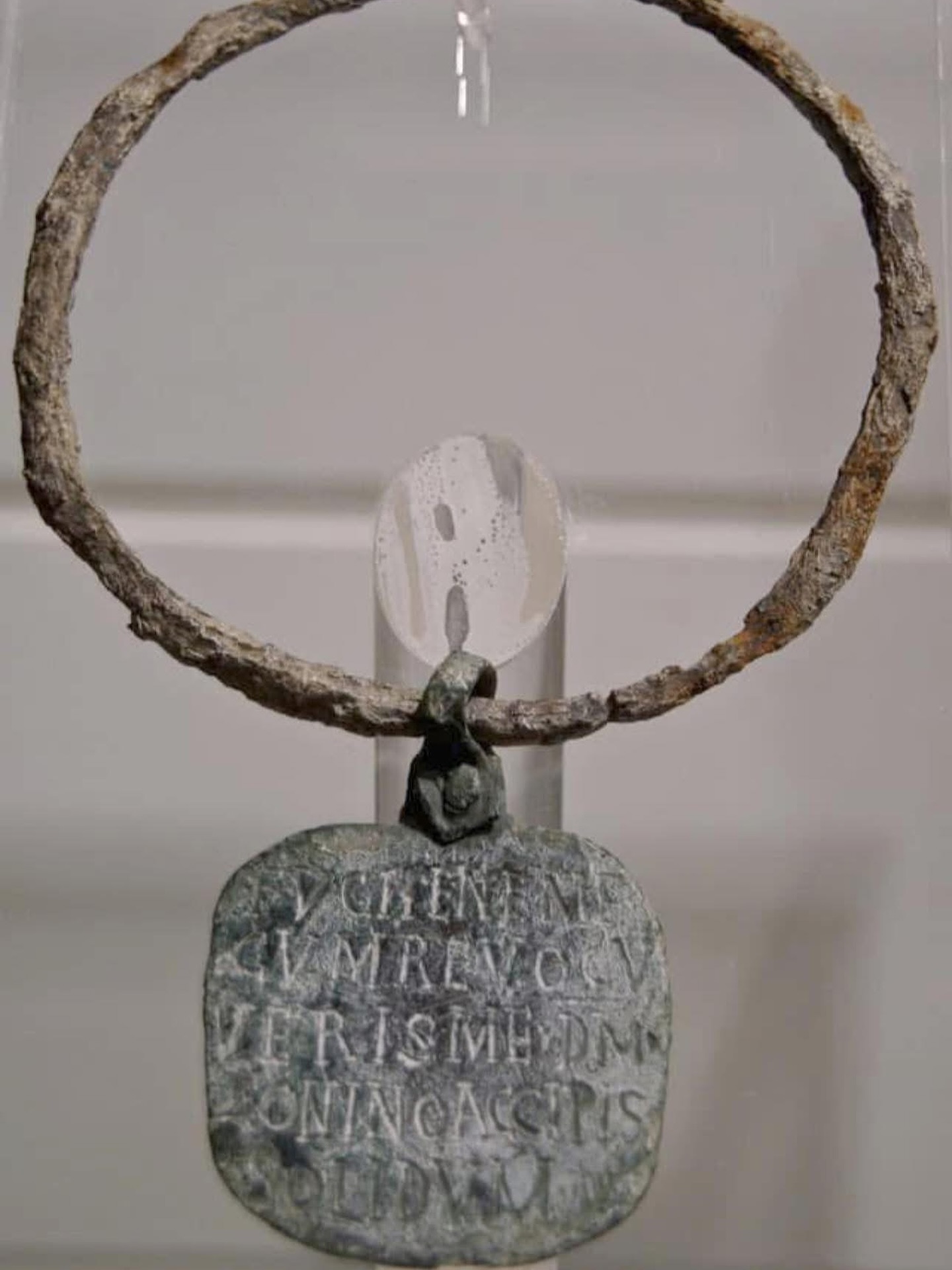History’s - This rare Roman slave tag, still attached to its original ...