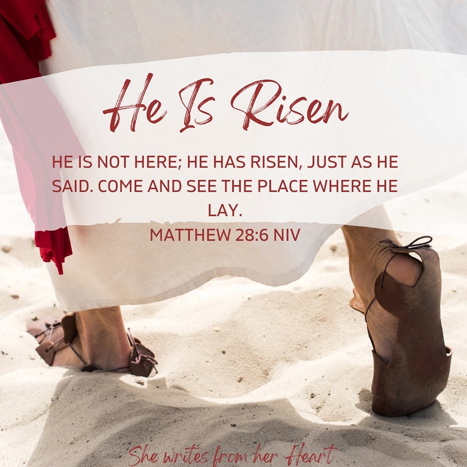 He is RISEN!!! He is not... - She writes from her heart | Facebook
