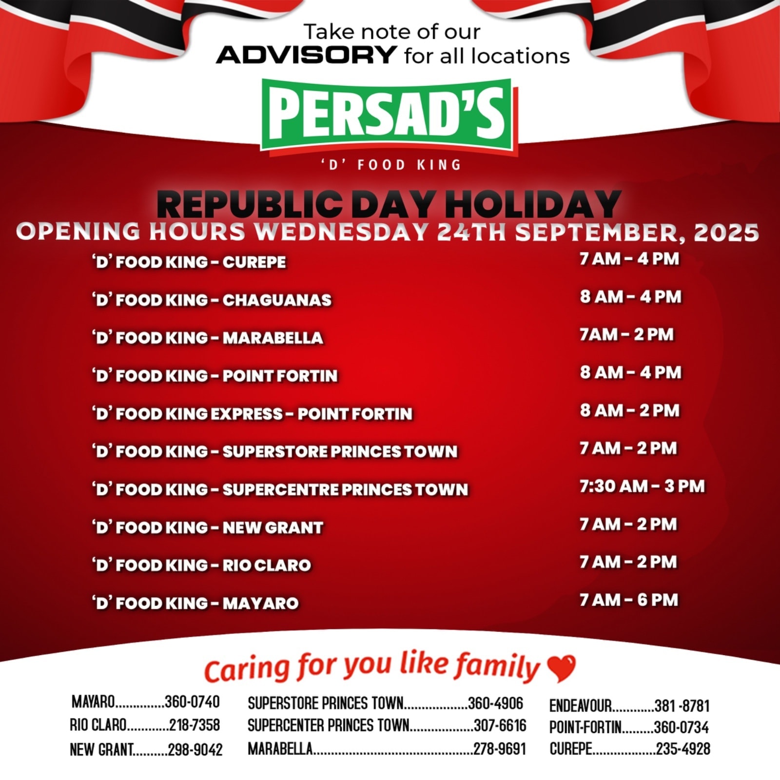 Persad's D' Food King added a new... - Persad's D' Food King