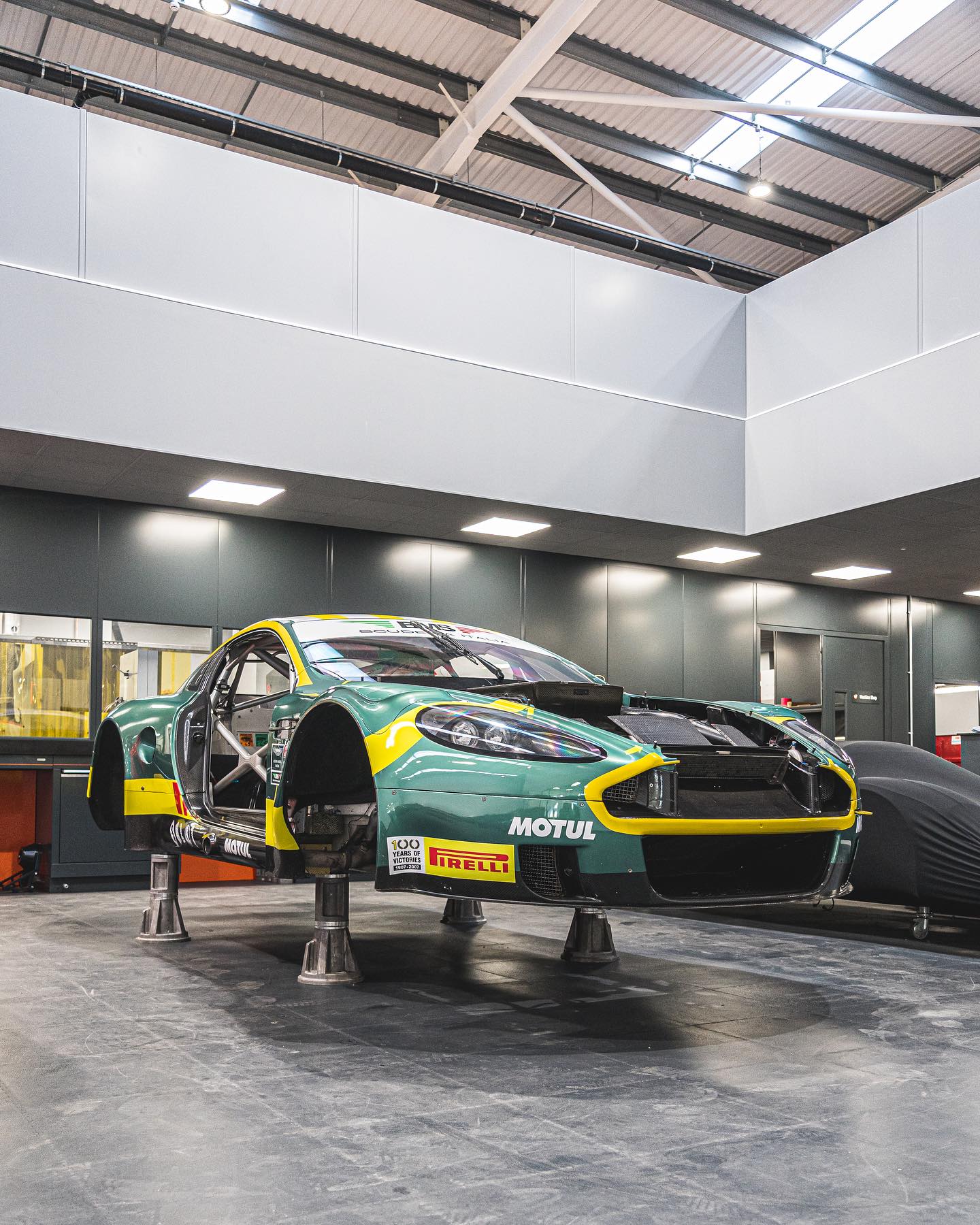 This 2008 Aston Martin DBR9 GT1 is the final example built by