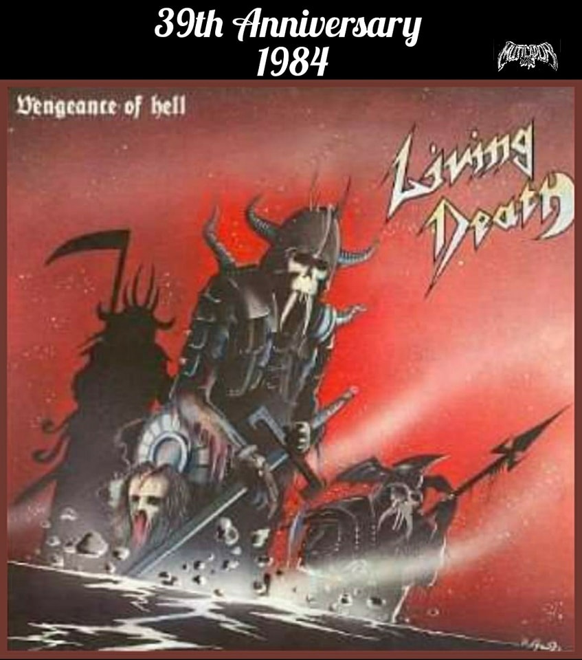 LIVING DEATH - Vengeance of Hell LP (HRR 334) | 5th pressing Out