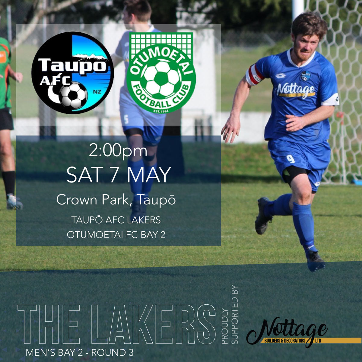 Taupo AFC - 📆 - Saturday 7th May ⚽️ - Taupo Lakers... | Facebook