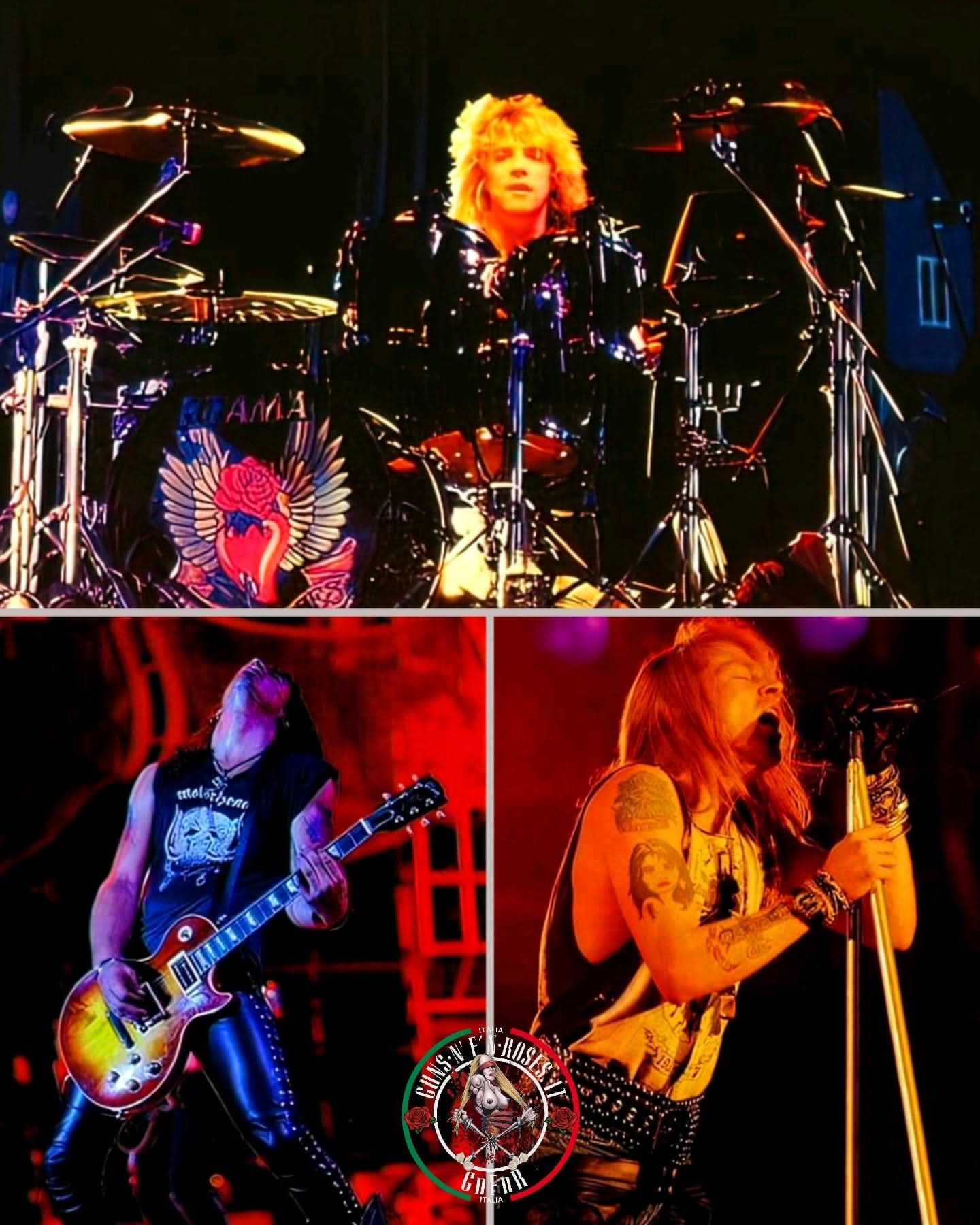Guns N' Roses open for Rolling Stones at LA Coliseum on October