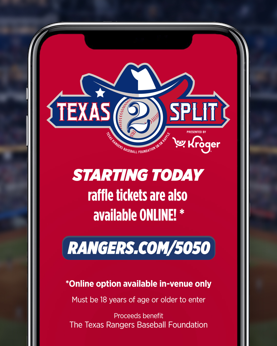 Texas - You can now purchase your Texas 2 Split 50/50 raffle tickets ...