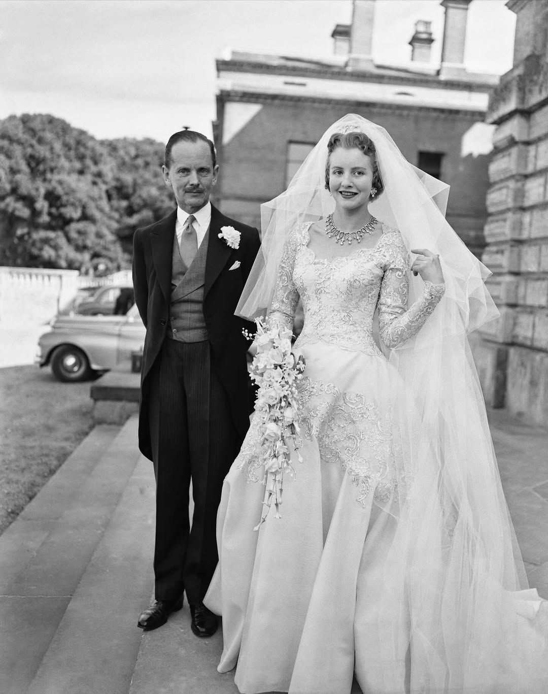 lady anne glenconner wedding dress Glenconner's 1956 Norman Hartnell Shop All: Plus Size