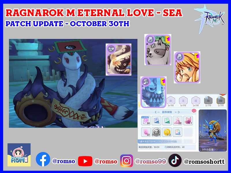 Rom so - Ragnarok M Eternal Love : Patch update SEA