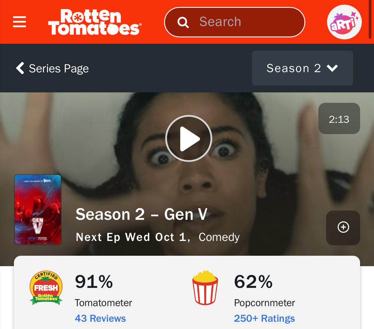 La Crítica Geek - El rating de audiencia de ‘GEN V’... | Facebook