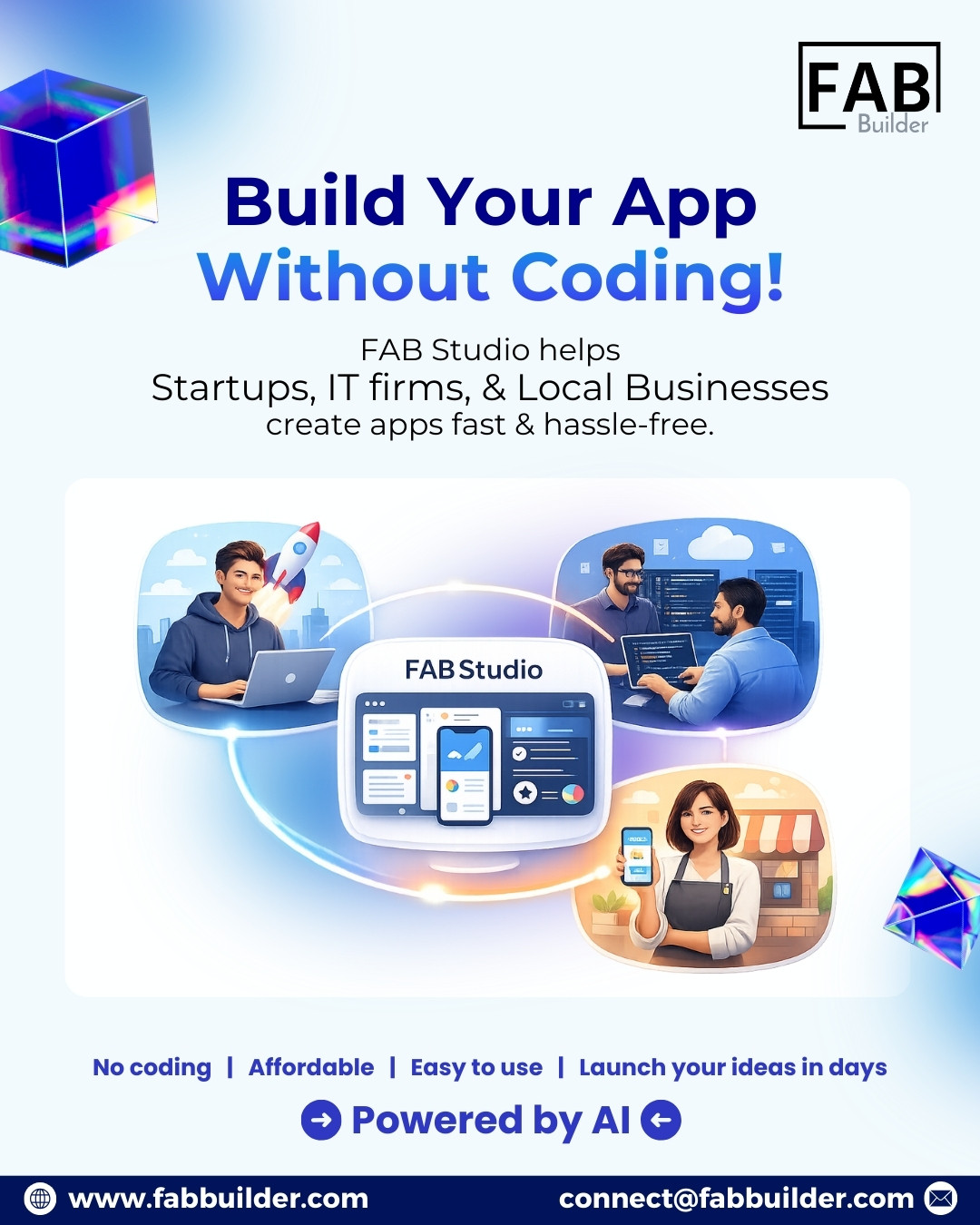 FAB Builder - Got an app idea sitting in your notes? 👀... | Facebook