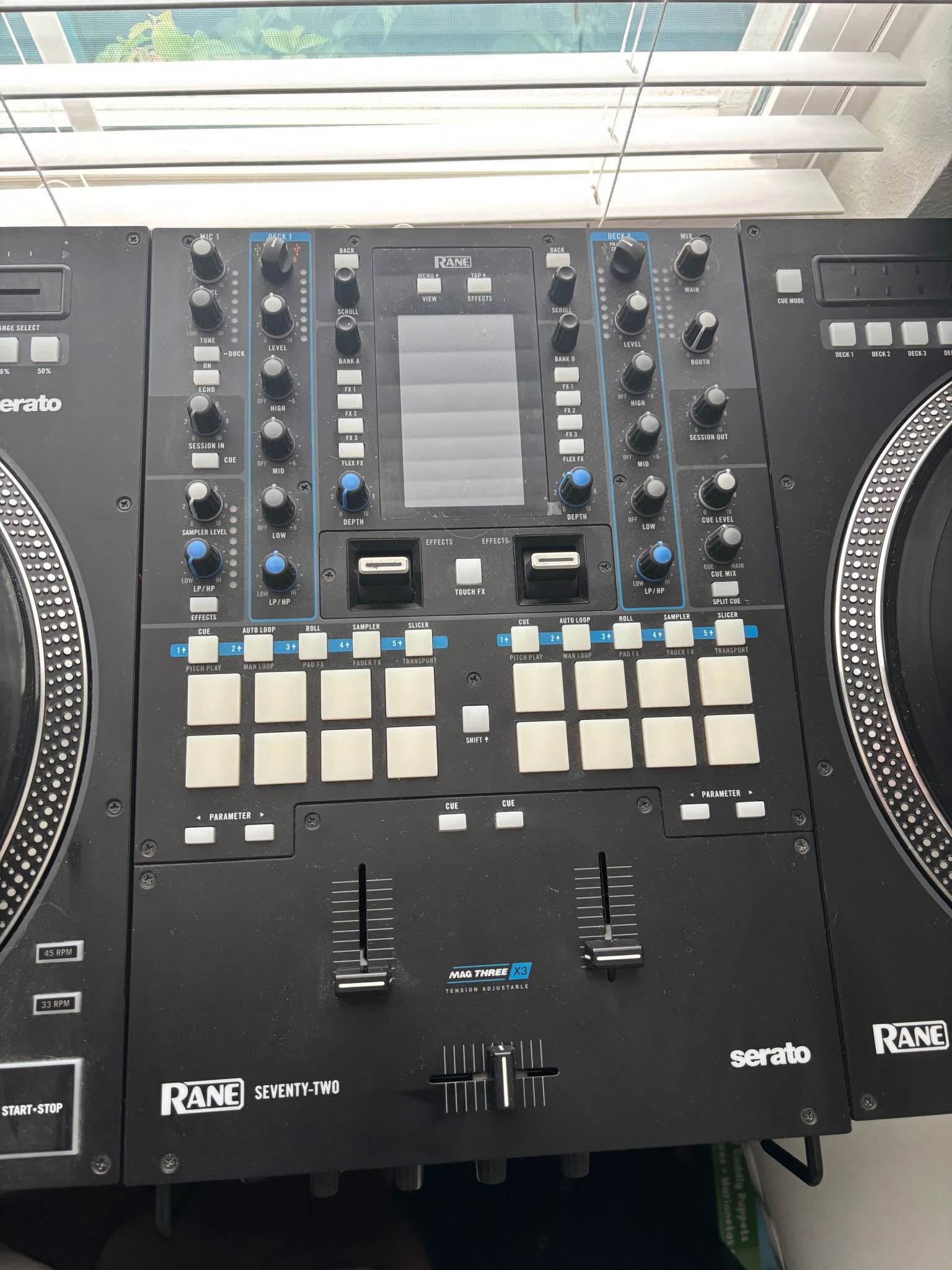 RANE DJ Setup – RANE Seventy Two/72 Mixer + (2) RANE Twelve/12 MK1 ...