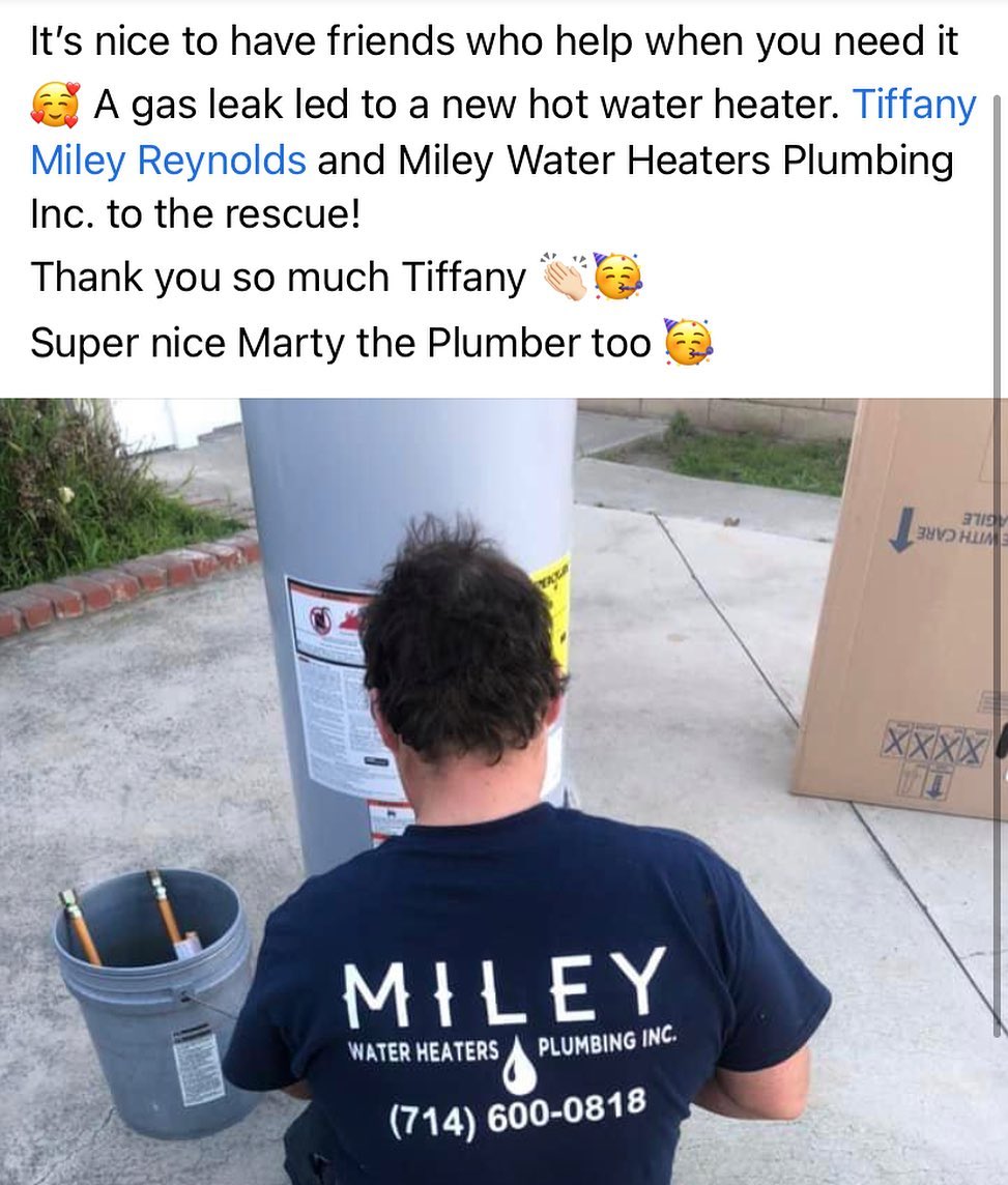 Miley Water Heaters & Plumbing Inc. - Home | Facebook