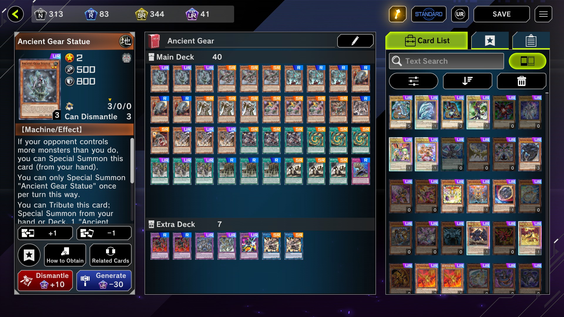 ancient gear yugioh deck list Yu-Gi-Oh! - (SD10-EN015) - Structure 10: Machine Re-Volt - 1st Edition ancient gear yugioh cards deck