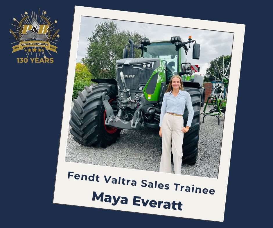 Peacock - We are pleased to welcome Maya Everatt to the Fendt Valtra ...